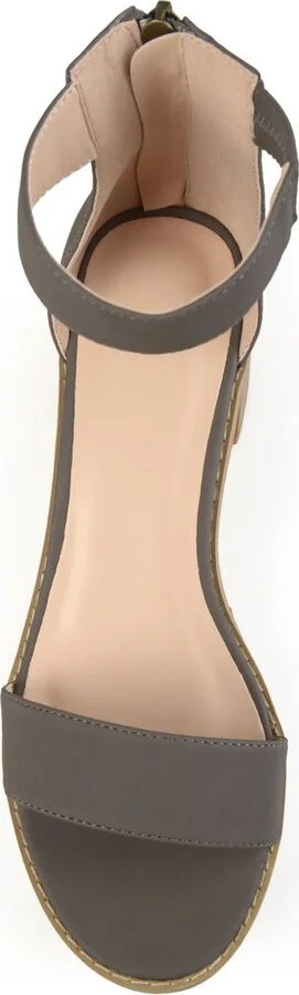 Journee Collection Women's Percy Block Heel Sandals - Image 9