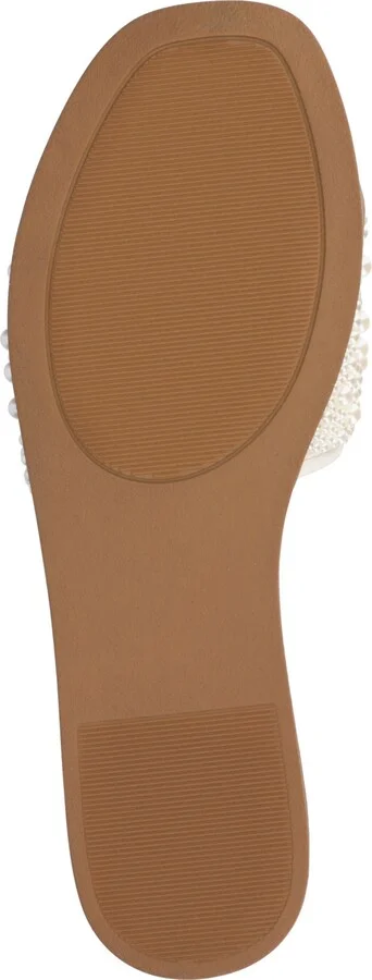Journee Collection Women's Precly Faux Pearl Single Band Flat Sandals - Image 10
