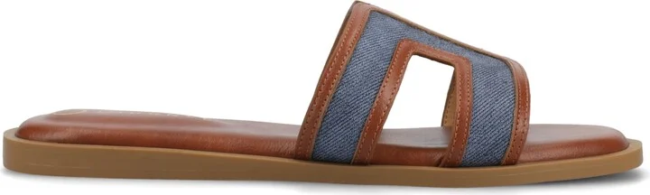 Journee Collection Women's Primah Slide Flat Sandals - Image 10