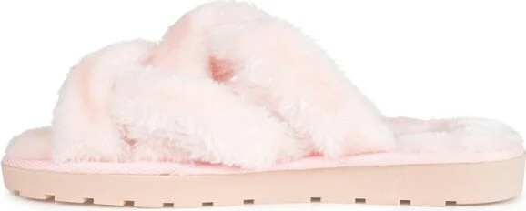 Journee Collection Women's Quiet Comfort Insole Slip On Slide Open Toe Slippers Pink - Image 2