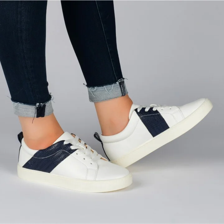 Journee Collection Women's Raaye Lace Up Sneakers - Image 3