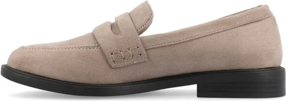 Journee Collection Women's Raichel Slip On Loafer Flats, Sage - Image 2