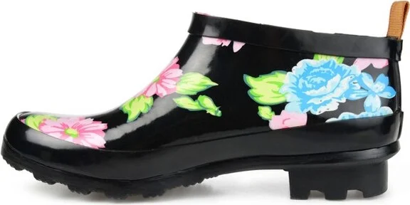 Journee Collection Women's Rainer Block Heel Rain Boots Floral - Image 2