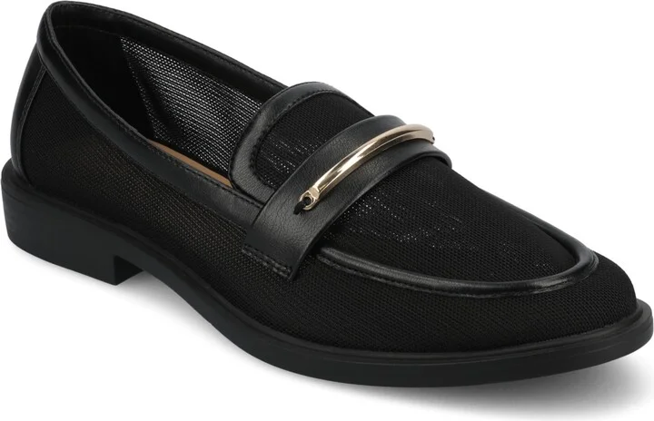 Journee Collection Women's Rainey Slip On Tailored Loafers - Image 10
