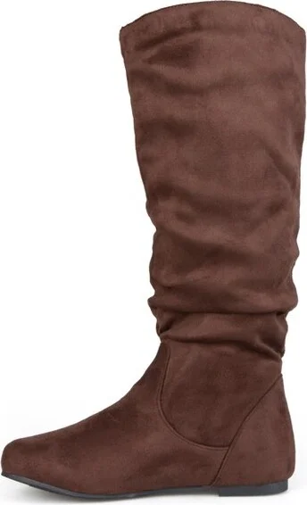 Journee Collection Women's Rebecca-02 Round Toe Riding Boots Black - Image 3