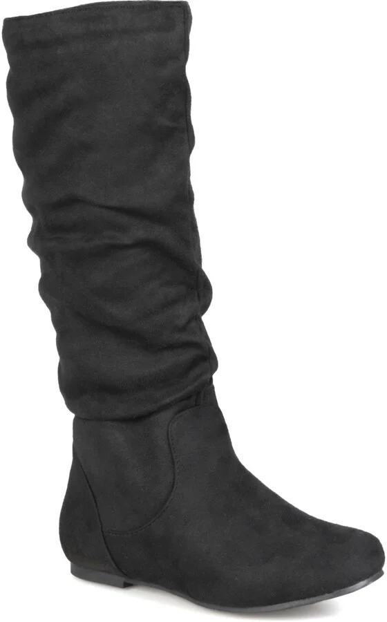 Journee Collection Women's Rebecca Slouch Mid Shaft Boots