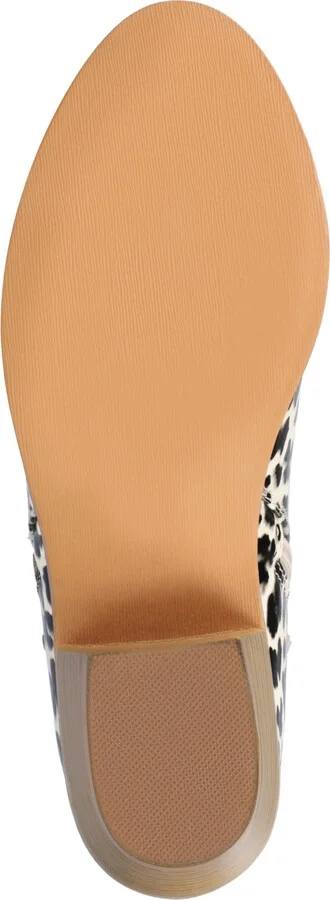 Journee Collection Women's Rebel Size Zipper Stacked Heel Booties - Image 5