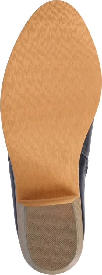 Journee Collection Women's Rebel Size Zipper Stacked Heel Booties - Image 10