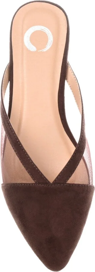 Journee Collection Women's Reeo Mesh Pointed Toe Slip On Mules - Image 8