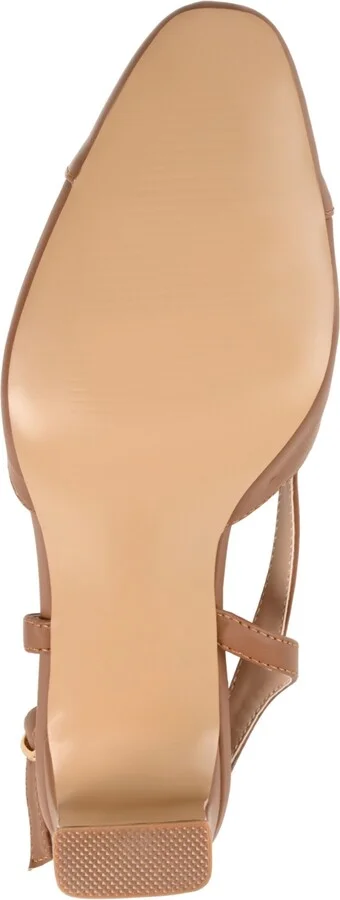 Journee Collection Women's Reignn Cap Toe Slingback Pumps - Image 5