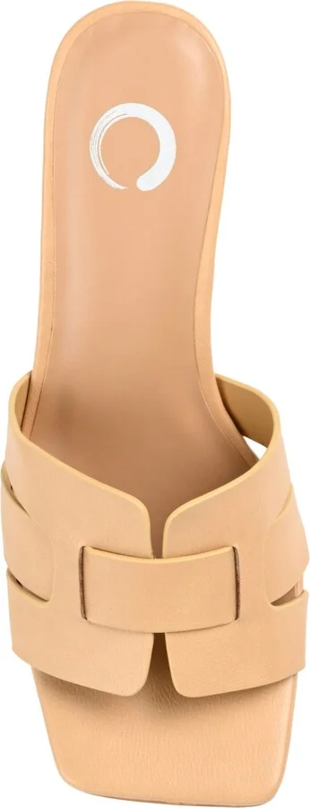 Journee Collection Women's Renatta Woven Block Heel Dress Sandals - Image 4