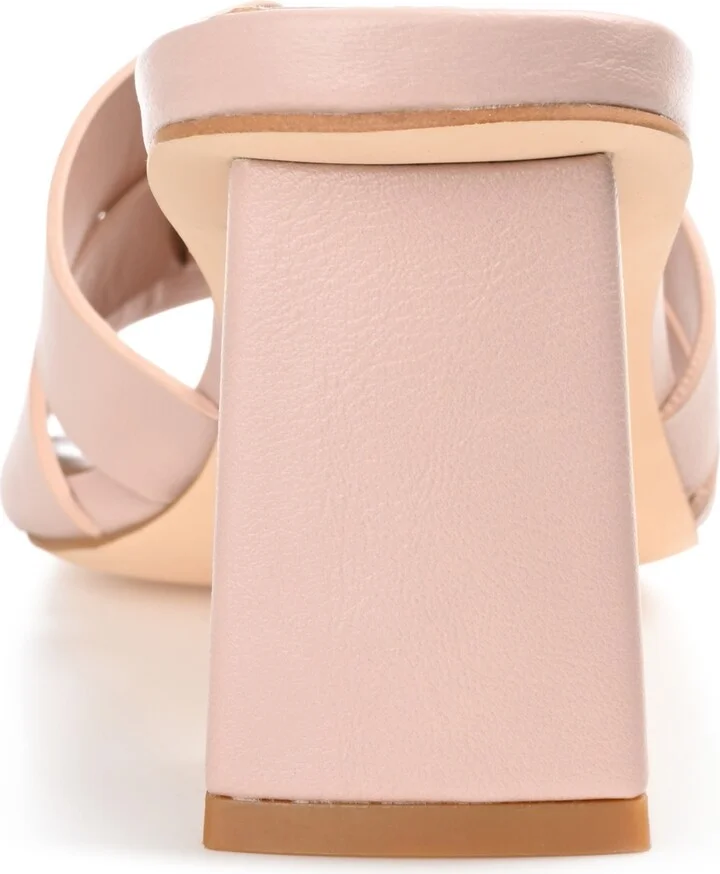 Journee Collection Women's Renatta Woven Block Heel Dress Sandals - Image 11