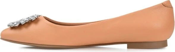 Journee Collection Women's Renzo Slip On Pointed Toe Ballet Flats Black - Image 4