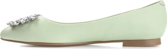 Journee Collection Women's Renzo Slip On Pointed Toe Ballet Flats Black - Image 5