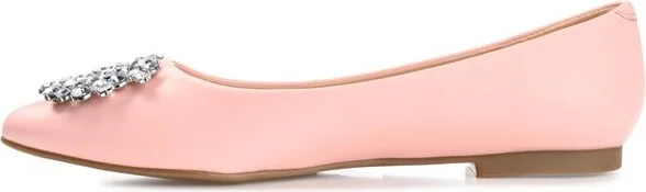 Journee Collection Women's Renzo Slip On Pointed Toe Ballet Flats Black - Image 7