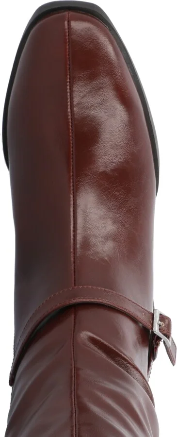 Journee Collection Women's Rhianah Wide Width Wide Calf Block Heel Knee High Riding Boots - Image 4