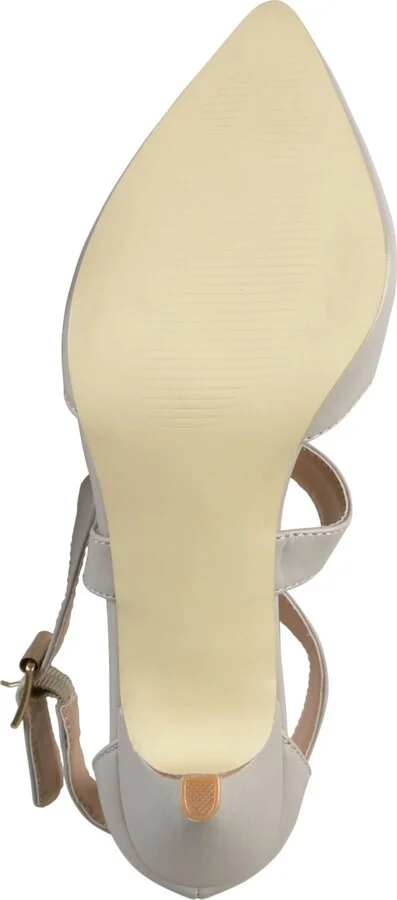 Journee Collection Women's Riva Crisscross Strap Pointed Toe Pumps - Image 5