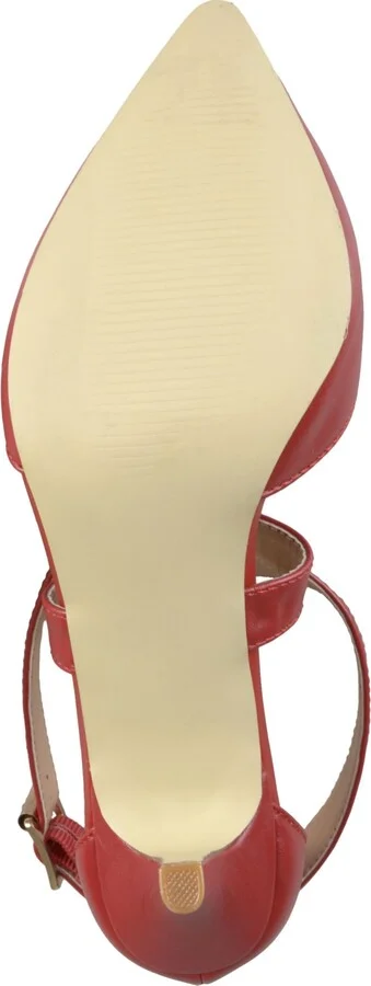 Journee Collection Women's Riva Crisscross Strap Pointed Toe Pumps - Image 9