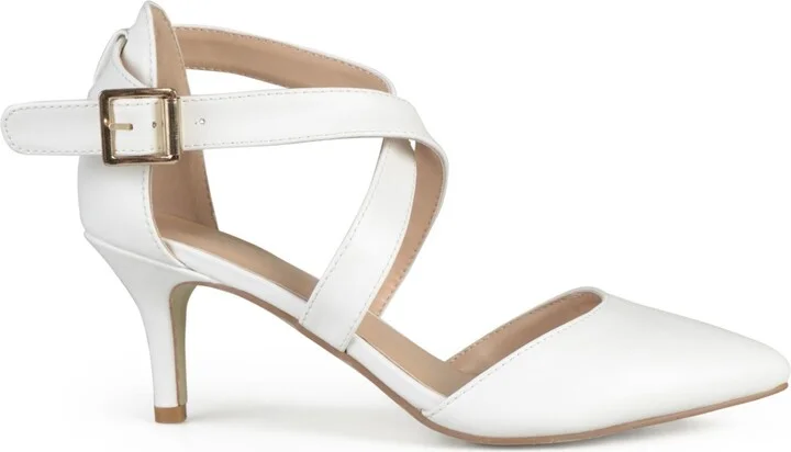 Journee Collection Women's Riva Crisscross Strap Pointed Toe Pumps - Image 10
