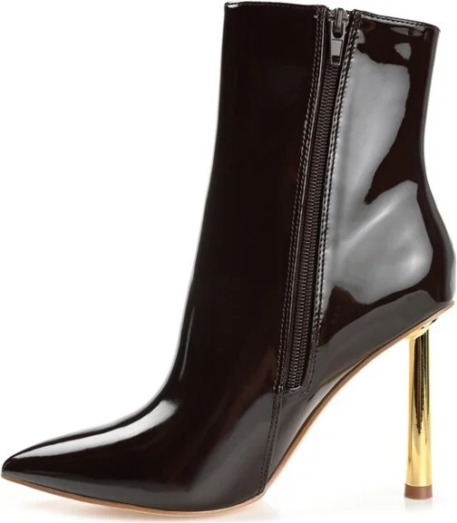 Journee Collection Women's Rorie Pointed Toe Stiletto Ankle Booties White - Image 3