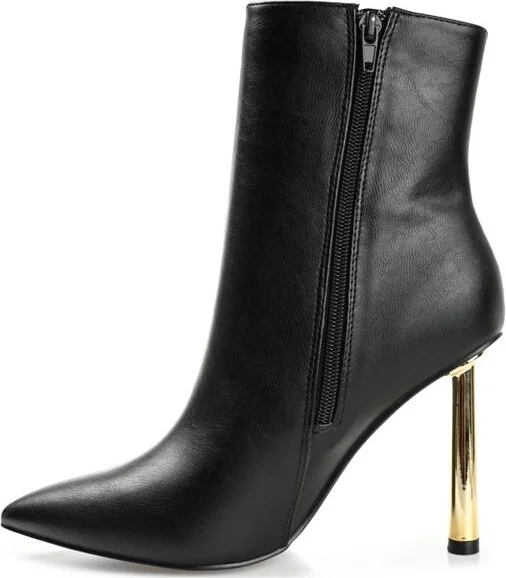 Journee Collection Women's Rorie Pointed Toe Stiletto Ankle Booties White - Image 5