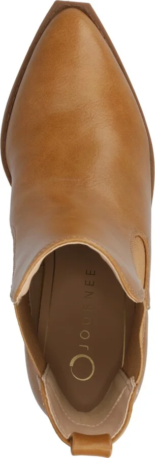 Journee Collection Women's Rosemary Western Comfort Chelsea Booties - Image 9