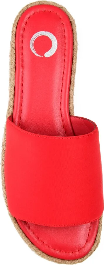 Journee Collection Women's Rosey Espadrille Platform Wedge Sandals - Image 4
