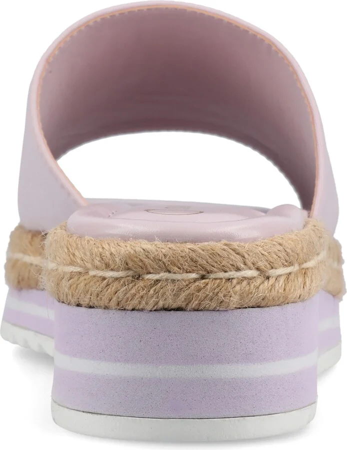Journee Collection Women's Rosey Espadrille Platform Wedge Sandals - Image 7