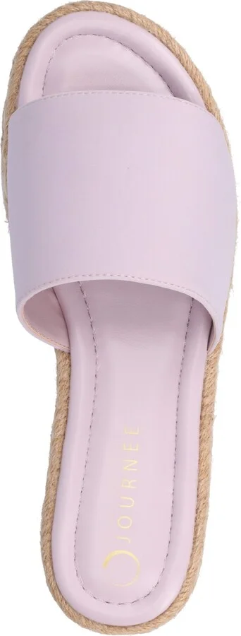 Journee Collection Women's Rosey Espadrille Platform Wedge Sandals - Image 8