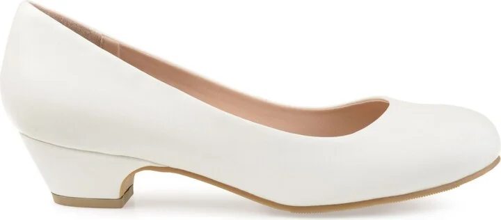 Journee Collection Women's Saar Round Toe Kitten Heel Pumps - Image 6