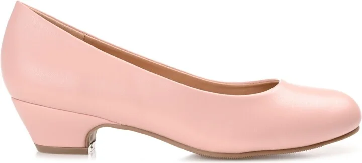 Journee Collection Women's Saar Round Toe Kitten Heel Pumps - Image 10