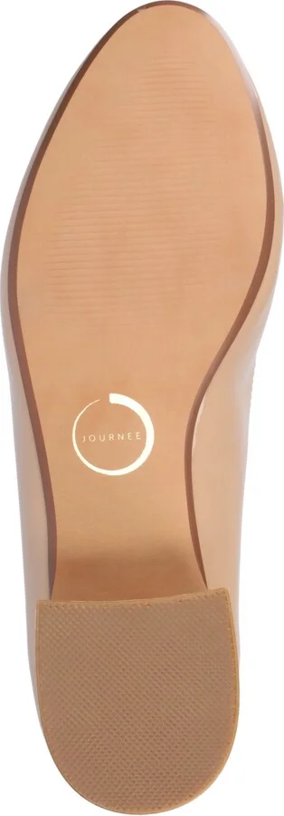 Journee Collection Women's Saarii Round Toe Block Heel Pumps - Image 5