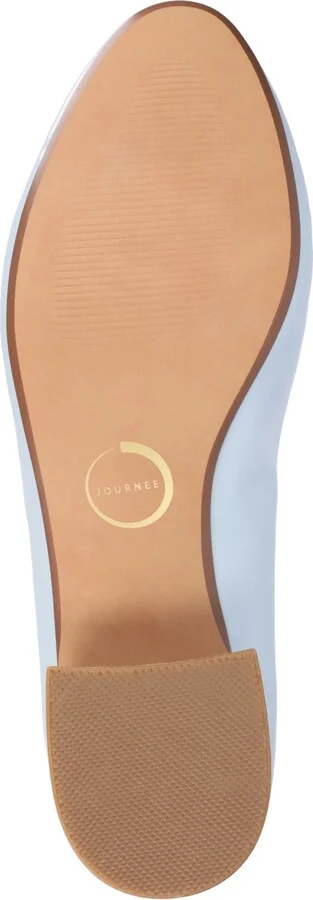 Journee Collection Women's Saarii Round Toe Block Heel Pumps - Image 9