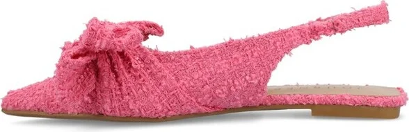 Journee Collection Women's Sabbrina Sling Back Pointed Toe Flats, Pink - Image 2
