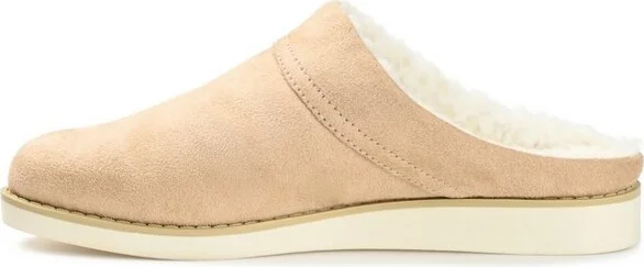 Journee Collection Womens Sabine Slip On Mules Almond Toe Slippers Beige 7 - Image 2