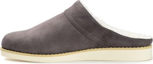 Journee Collection Womens Sabine Slip On Mules Almond Toe Slippers Charcoal 6 - Image 2