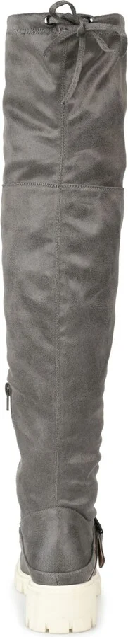 Journee Collection Women's Salisa Wide Calf Lug Sole Boots - Image 3