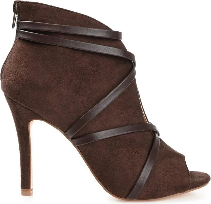 Journee Collection Women's Samara Peep Toe Stiletto Dress Booties - Image 10
