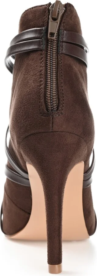 Journee Collection Women's Samara Peep Toe Stiletto Dress Booties - Image 11