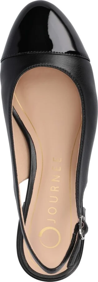 Journee Collection Women's Sammie Block Heel Slingback Pumps - Image 4