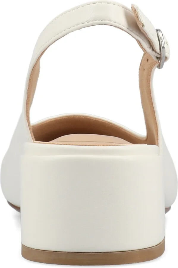 Journee Collection Women's Sammie Block Heel Slingback Pumps - Image 8