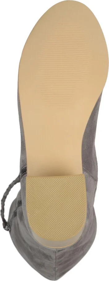 Journee Collection Women's Sanora Stacked Heel Mid Shaft Boots - Image 5