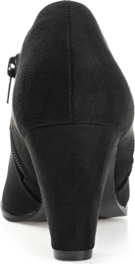Journee Collection Women's Sanzi Side Zip Dress Shooties - Image 3