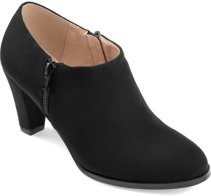 Journee Collection Women's Sanzi Side Zip Dress Shooties