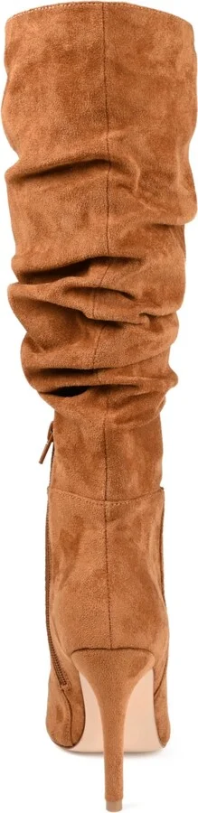 Journee Collection Women's Sarie Wide Calf Ruched Stiletto Boots - Image 3