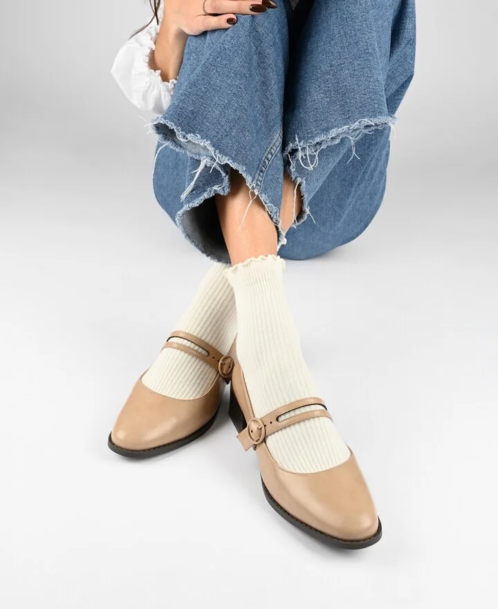 Journee Collection Women's Savvi Mary Jane Flats - Image 6