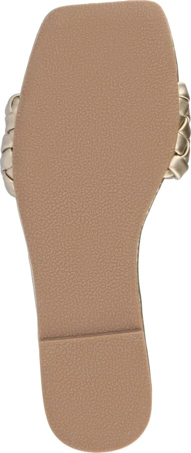 Journee Collection Women's Sawyerr Braided Single Band Flat Sandals - Image 5