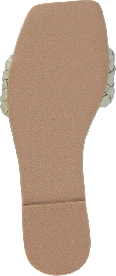 Journee Collection Women's Sawyerr Braided Single Band Flat Sandals - Image 9