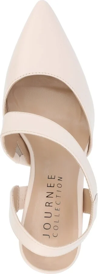 Journee Collection Women's Scarlett Asymmetrical Pointed Toe Pumps - Image 4