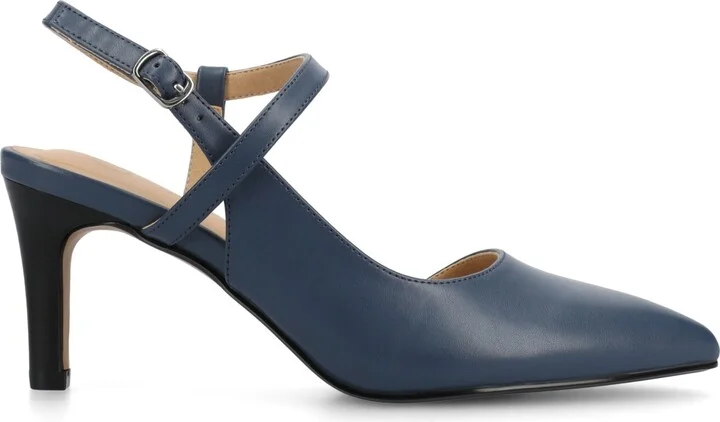 Journee Collection Women's Scipio Pointed Toe Pumps - Image 2